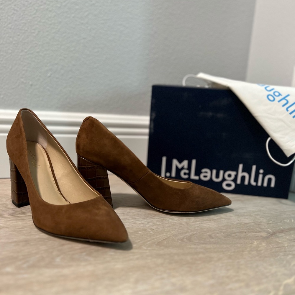 J. McLaughlin brown pumps